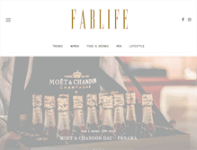 Tablet Screenshot of fablifemagazine.com